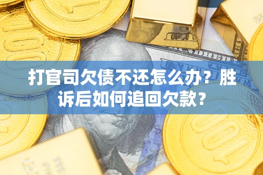北京打官司欠债不还怎么办？胜诉后如何追回欠款？