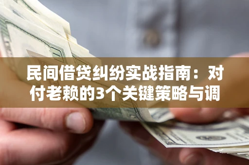 北京民间借贷纠纷实战指南：对付老赖的3个关键策略与调解盲区解析
