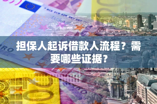 北京担保人起诉借款人流程？需要哪些证据？