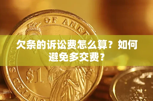 北京欠条的诉讼费怎么算？如何避免多交费？
