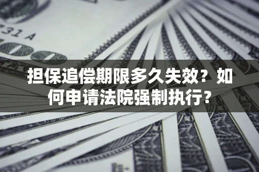 北京担保追偿期限多久失效？如何申请法院强制执行？