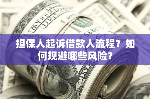 北京担保人起诉借款人流程？如何规避哪些风险？