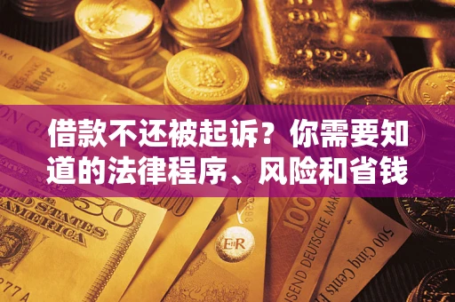 北京借款不还被起诉？你需要知道的法律程序、风险和省钱技巧